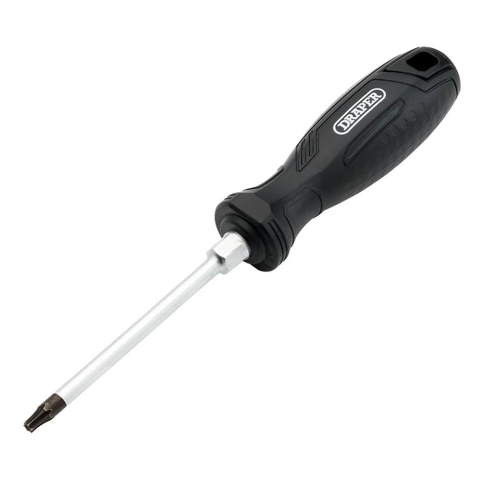 Draper TX-STAR® Tamperproof Hard Grip Screwdriver, T25H x 100mm - 220/TH
