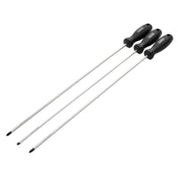 Draper Long Reach Hard Grip Screwdriver Set (3 Piece) - 220/S1