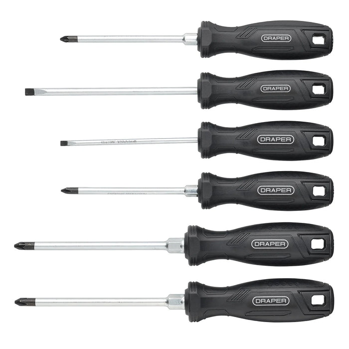 Draper Hard Grip Screwdriver Set (6 Piece) - 220/S2