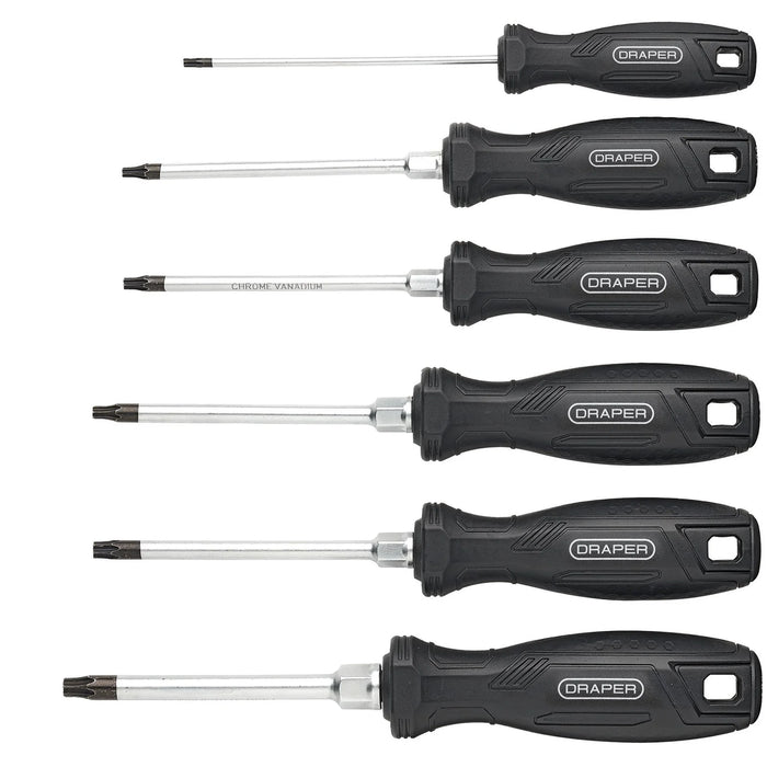 Draper TX-STAR® Hard Grip Screwdriver Set (6 Piece) - 220/S3