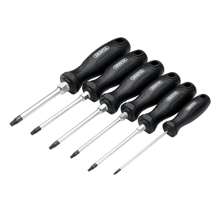 Draper TX-STAR® Tamperproof Hard Grip Screwdriver Set (6 Piece) - 220/S4