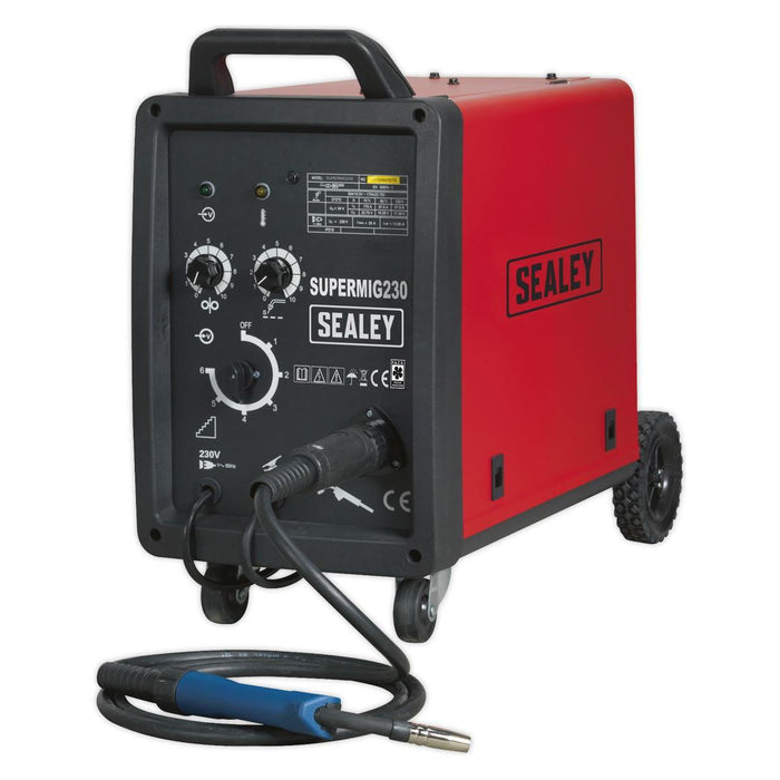 Sealey Professional MIG Welder 230A 230V with Binzelï Euro Torch SUPERMIG230 Sealey - Town Tools 