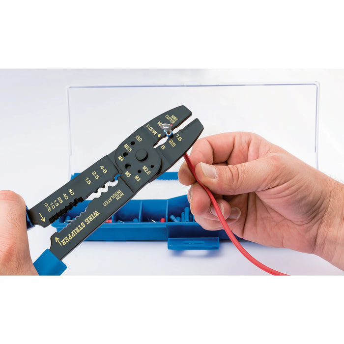 Draper 5 Way Crimping Tool & Terminal Kit, 240mm - CT-K