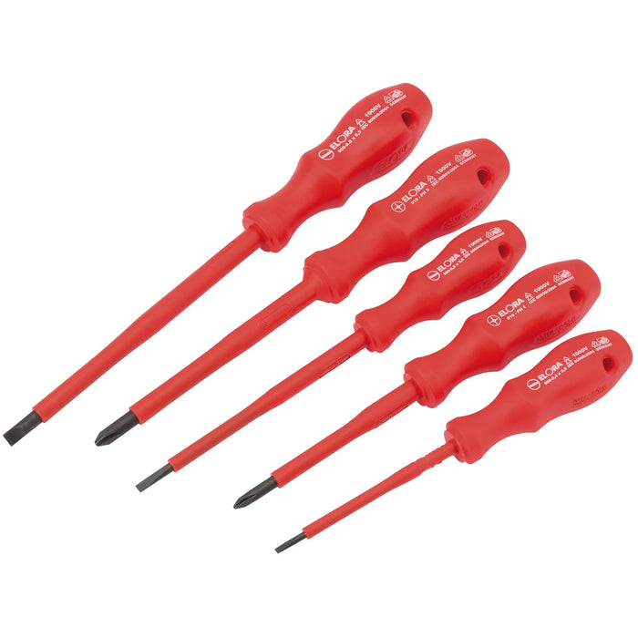 Elora VDE Approved Screwdriver Set (5 Piece) - 979 S-5K