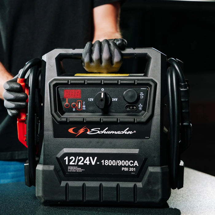 Schumacher® PBI201 12/24V Booster, 1800/900CA - PBI201
