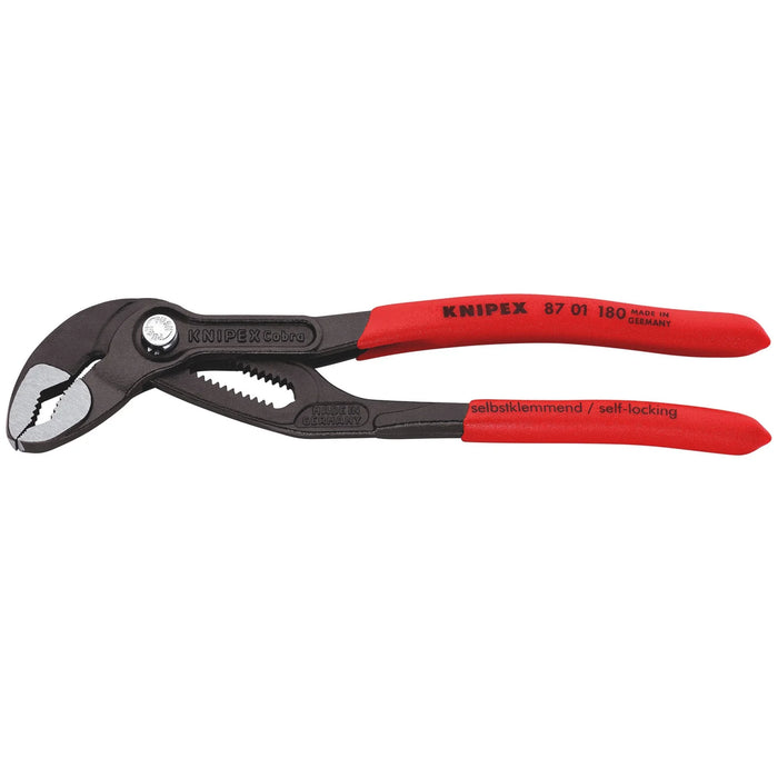 KNIPEX 87 01 180 Cobra® High-Tech Water Pump Pliers, 180mm - 87 01 180 SB