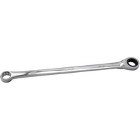Sealey Extra-Long Double Ring Ratchet/Fixed Spanner 24mm (72T) AK63190-13