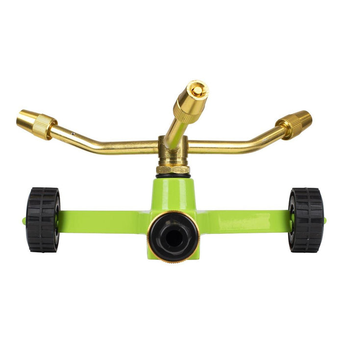 Sealey 3-Arm Brass Sprinkler with Metal Wheeled Base JS2032 Sealey - Town Tools 
