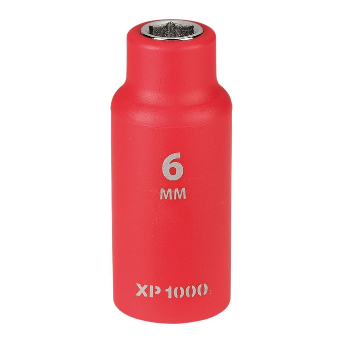 Draper XP1000 VDE Socket, 1/4" Sq. Dr., 6mm Draper - Town Tools