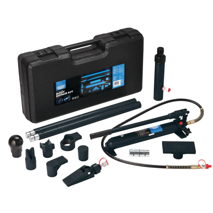 Draper Expert Hydraulic Body Repair Kit, 10 Tonne (14 Piece) - BRKIT10