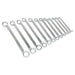 Sealey Offset Double End Ring Spanner Set 12pc Metric AK6328 Sealey - Town Tools 