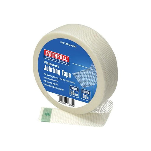 Faithfull PT1-50 Plasterer's Joint Tape 50mm x 90m Faithfull - Town Tools