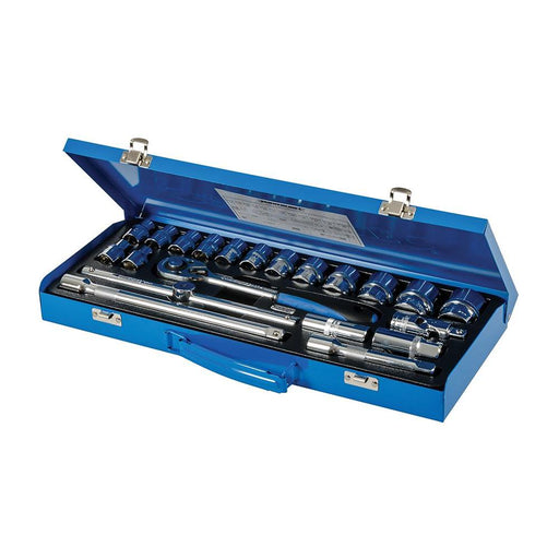 Silverline Socket Wrench Set 1/2" Drive Metric 21pce 21pce Silverline - Town Tools 