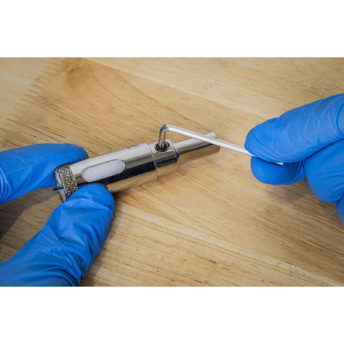 Sealey Electroplated Diamond Hole Saw 18mm DHS18 Sealey - Town Tools 