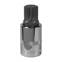 Sealey Spline Socket Bit M18 1/2"Sq Drive SBS019