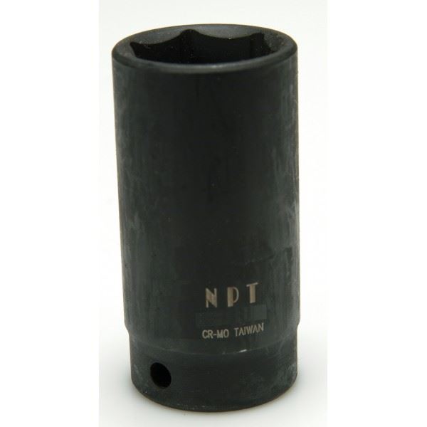 Carlyle Tools Socket - Deep Impact - Metric - 1/2In. Dr - 30 mm