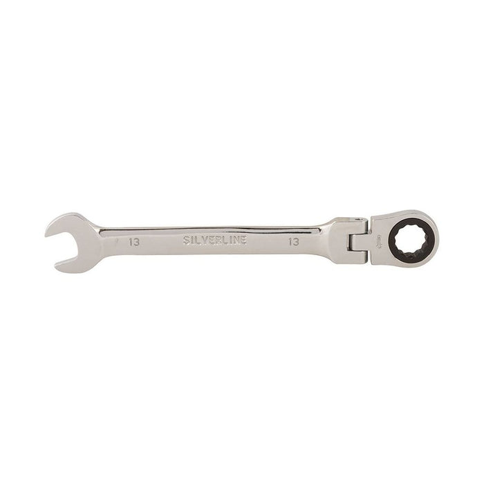 Silverline Flexible Head Ratchet Spanner 13mm Silverline - Town Tools 