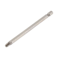 Draper PZ Type Insert Bit, 1/4" Hex, 100mm Long, No.3 (Pack of 1)