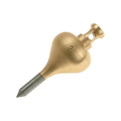 Monument 249D Brass Plumb Bob 128g (4.1/2oz) Size 2 Monument - Town Tools