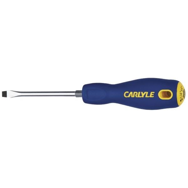 Carlyle Hand Tools Screwdriver - Round Blade - Slotted - 1/4in. Caryle Tools - Town Tools 