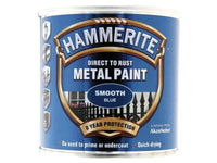 Hammerite Direct to Rust Smooth Finish Metal Paint Blue 250ml