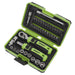 Siegen Siegen Socket & Bit Set 1/4"Sq Drive 38pc S01255 Siegen - Town Tools 