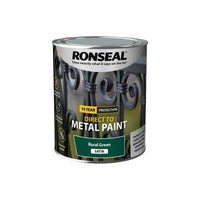 Ronseal Direct to Metal Paint Rural Green Satin 750ml