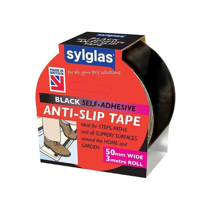 Sylglas Anti-Slip Tape 50mm x 3m Black Sylglas - Town Tools