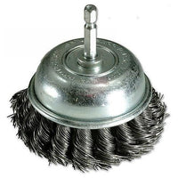 Laser Twist Knot Cup Brush with Quick Chuck 75mm 3148