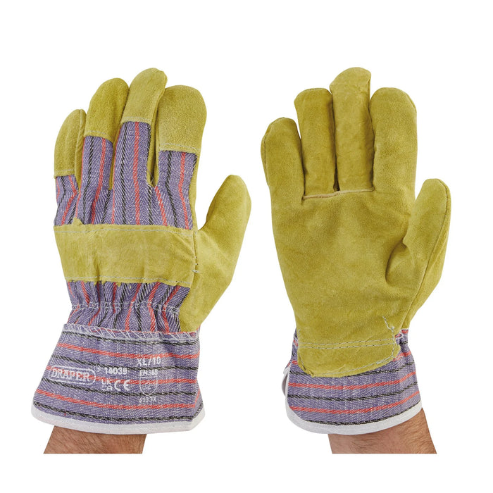 Draper Rigger Gloves, Size XL/10 (Pair) - RGA/2