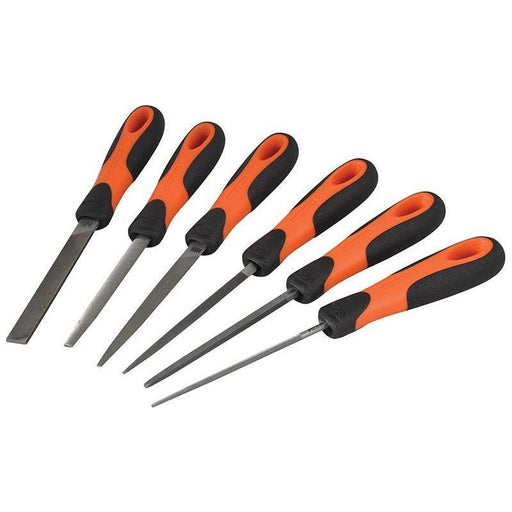 Bahco 1-476 ERGO™ File Set 6 Piece 100mm (4in) Bahco - Town Tools