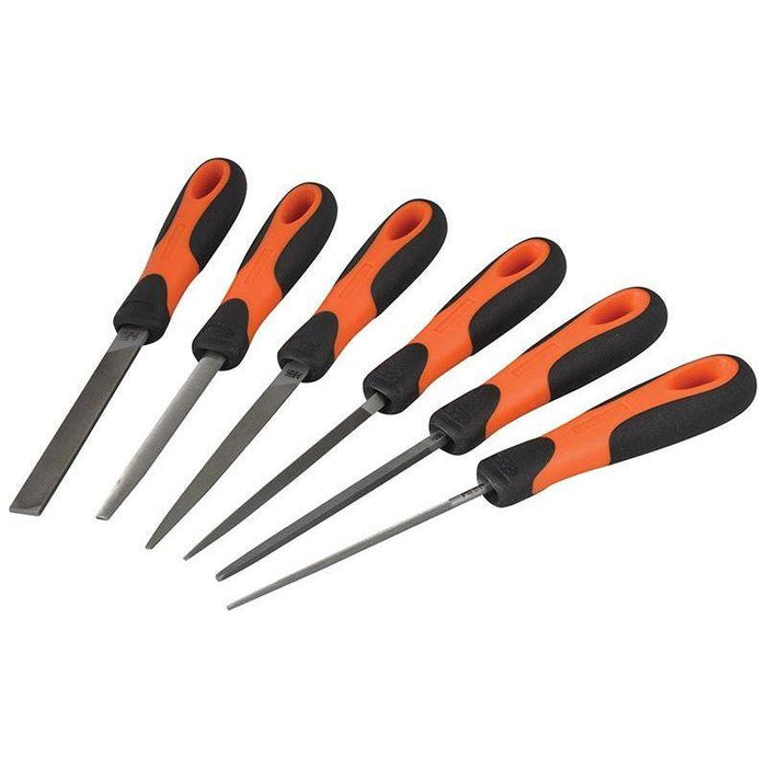 Bahco 1-476 ERGO™ File Set 6 Piece 100mm (4in) Bahco - Town Tools