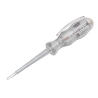 Draper Expert VDE Mains Tester Screwdriver, 105-250V AC, 140mm - VDEMT-140