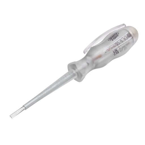 Draper Expert VDE Mains Tester Screwdriver, 105-250V AC, 140mm - VDEMT-140 - image 1