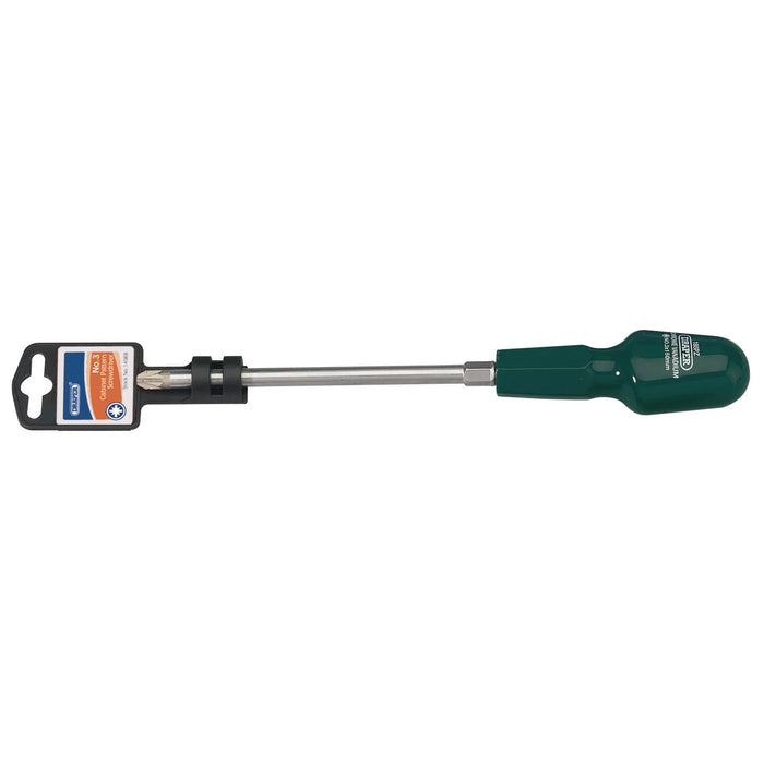 Draper PZ Type Cabinet Pattern Screwdriver, No.3 x 150mm - 186PZ