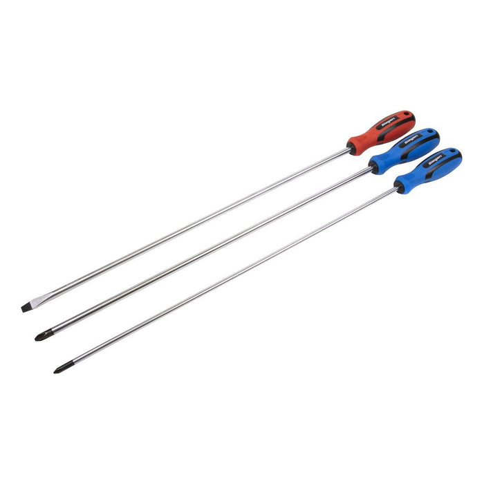 Sealey Screwdriver Set 3pc Extra-Long S0895 Sealey - Town Tools 