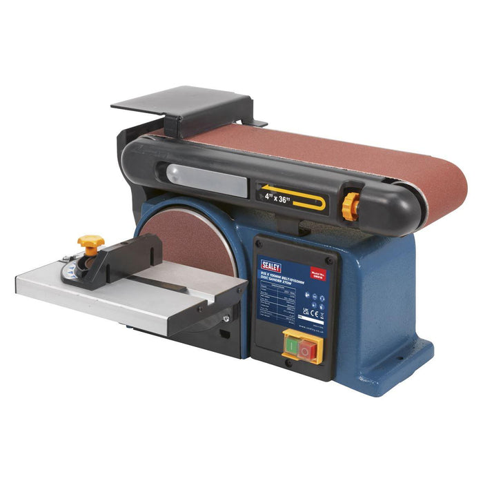 Sealey Belt/Disc Sander 915 x 100mm/ï150mm 370W/230V SM914 Sealey - Town Tools 