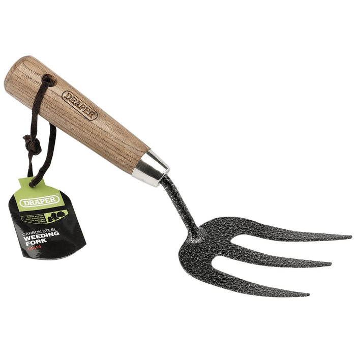 Draper Carbon Steel Heavy Duty Weeding Fork with Ash Handle - A3080/I