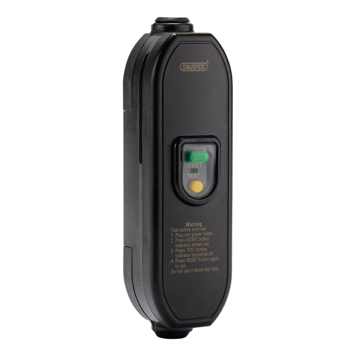 Draper 230V In-line RCD Adaptor, 16A Draper - Town Tools
