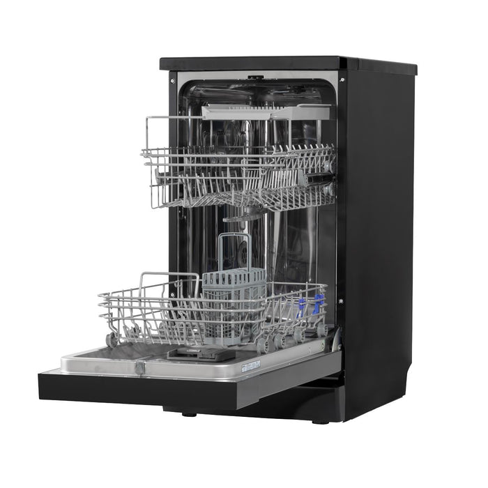 Baridi Slimline Freestanding Dishwasher 45cm Wide 10 Place Settings - Black Baridi - Town Tools 