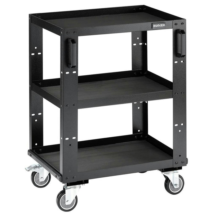 Draper Bunker Modular 3 Tier Tool Trolley, 646mm