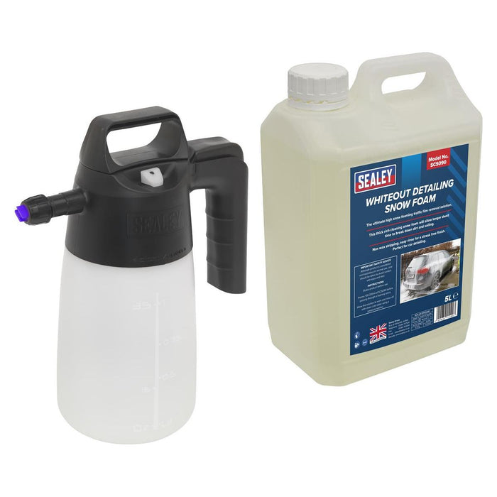 Sealey Premier Snow Foam Sprayer with Snow Foam SCSG08COMBO Sealey - Town Tools 