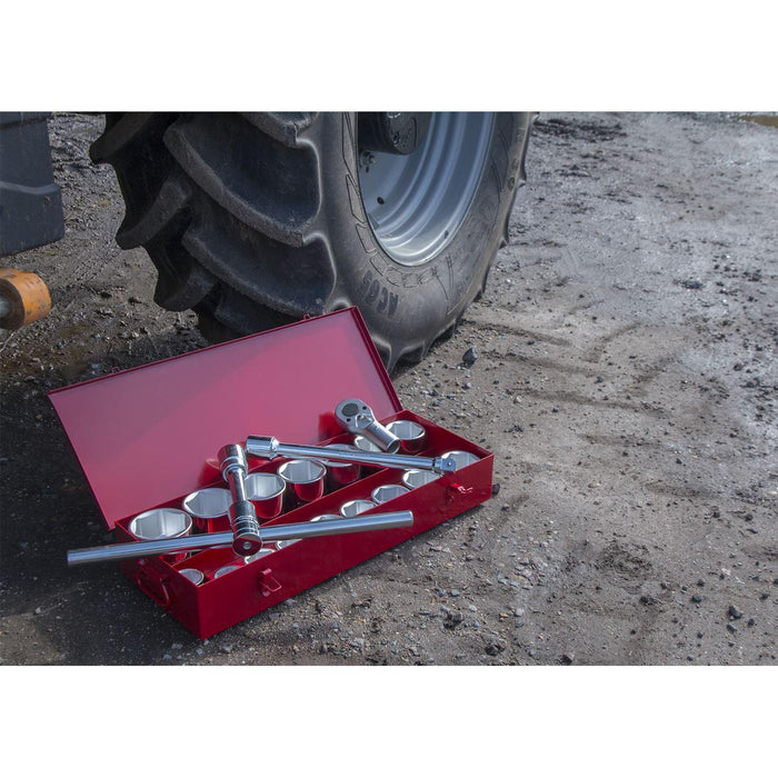 Sealey Premier Premier Socket Set 1"Sq Drive 22pc AK261 Sealey Premier - Town Tools 