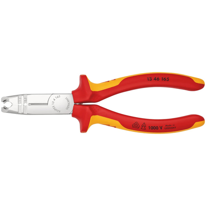 KNIPEX 13 46 165 SB VDE Stripping Pliers, 165mm - 13 46 165 SB