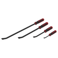 Sealey Angled Pry Bar Set 4pc Heavy-Duty with Hammer Cap AK9105