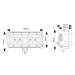 Maypole 12/24V Spot LED Bar Work Lamp 12 x 3W 2520 Lumen Brightness / Waterproof Town Tools - Town Tools 