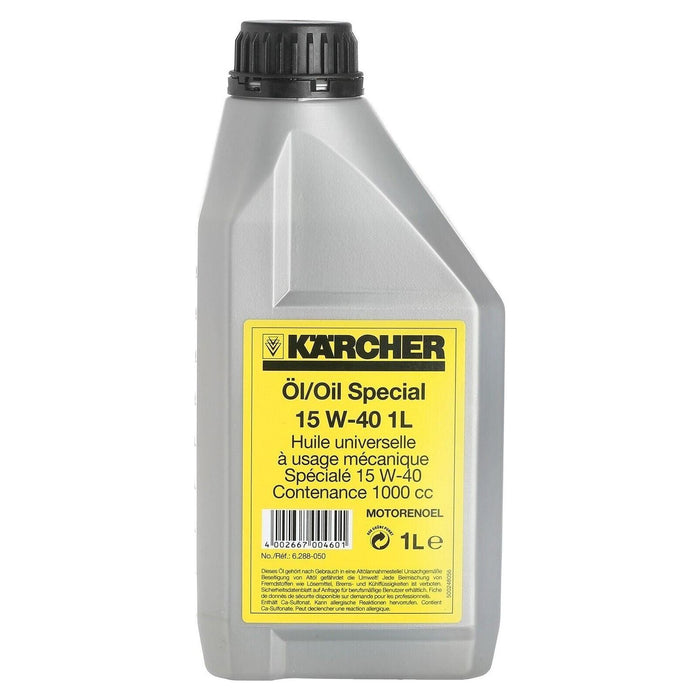 Karcher Pressure Washer High Performance 15 W-40 Engine Pump Oil 1 Litre Bottle Karcher - Town Tools 