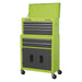 Sealey Topchest & Rollcab Combination 6 Drawer with Ball-Bearing Slides Hi-Vis G Sealey - Town Tools 