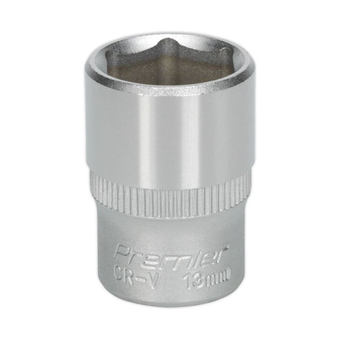 Sealey WallDrive Socket 13mm 1/4"Sq Drive S1413 Sealey - Town Tools 