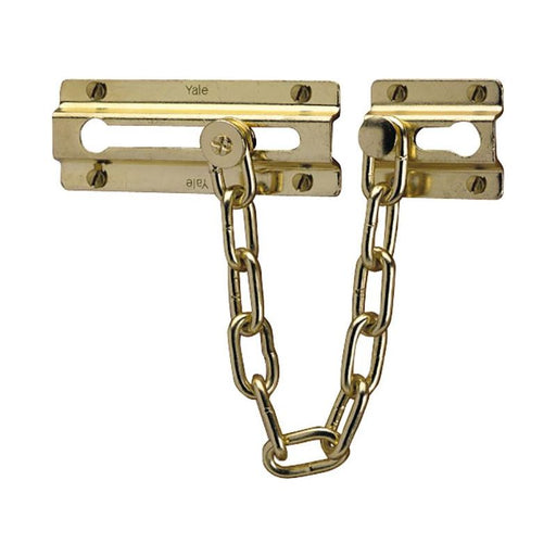 Yale Locks P1037 Door Chain Brass Finish Yale Locks - Town Tools